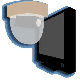 monitor and surveillance camera